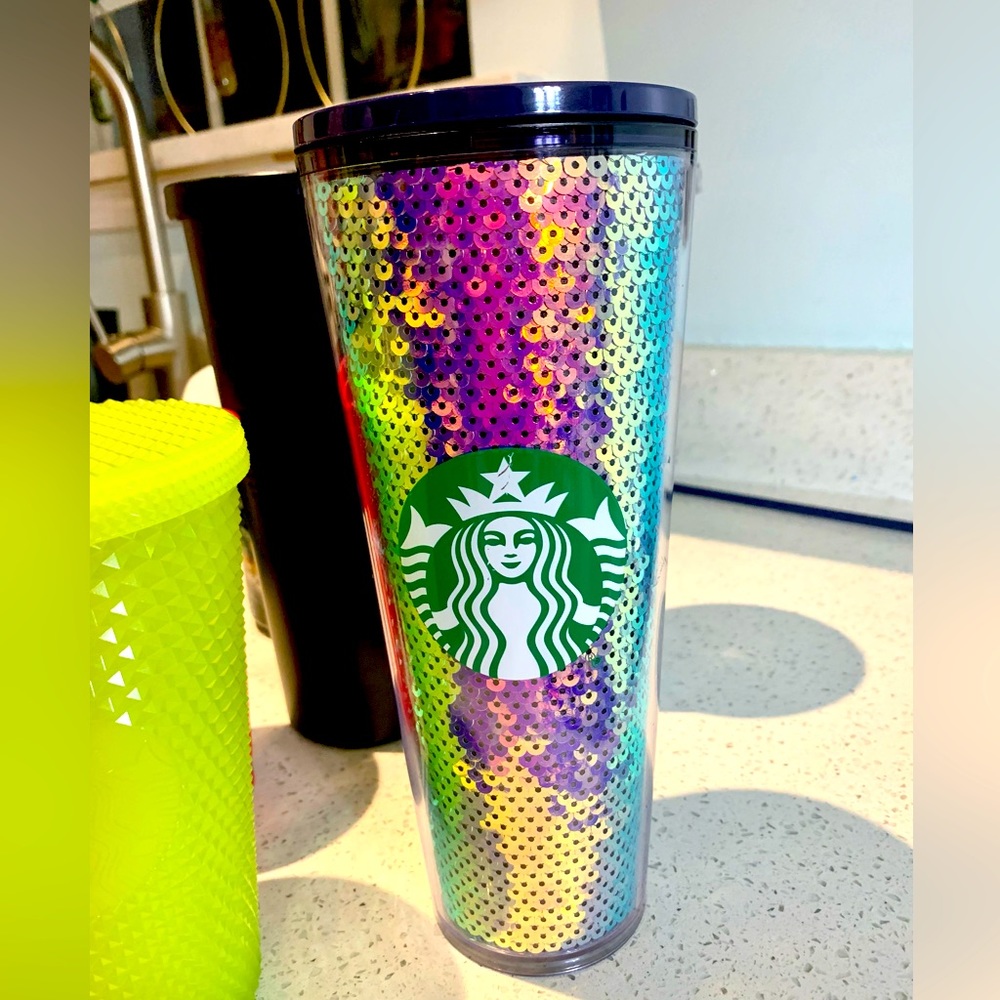 Starbucks Mermaid (Dark) Sequins-2020 Holiday Edition Tumbler